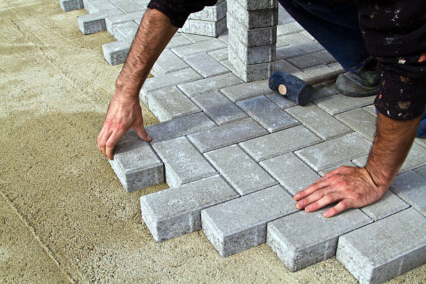 Cobblestone Driveway Pavers in East Highland Park, VA